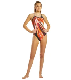 Nike Women's HydraStrong Space Highway Racerback One Piece Swimsuit -Outlet Tide Wisp Store 5666683879592 universityred 4a