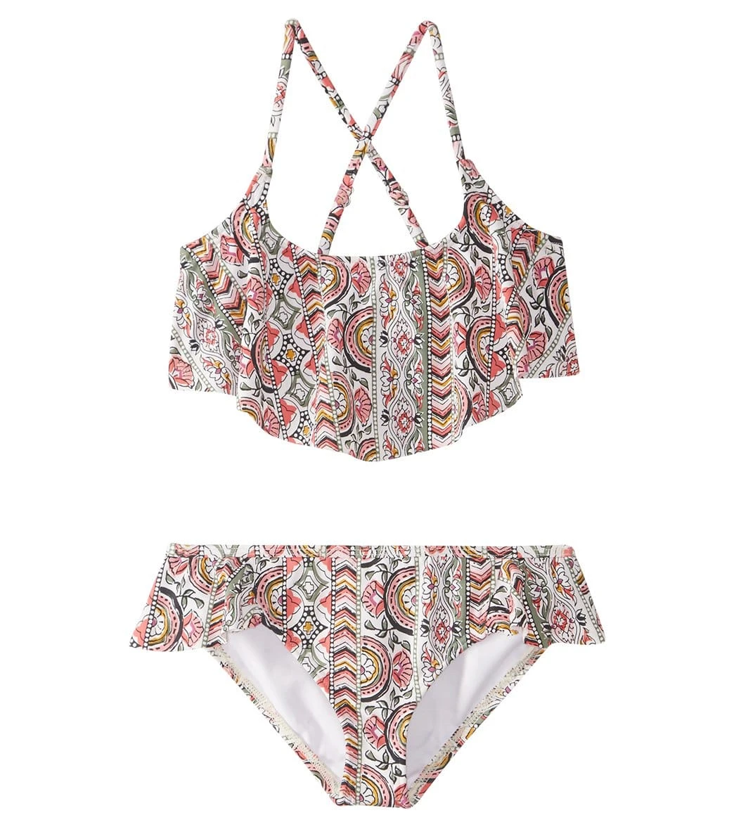 Billabong Girls' Gypsea Flutter Bikini Set (4-14) 1 Billabong Girls' Gypsea Flutter Bikini Set (4-14)