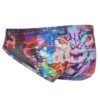 TURBO Men's Wolf Wall Water Polo Brief