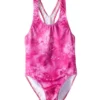 Girls' Starburst Racer Back One Piece Swimsuit (Big Kid)