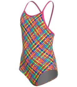FUNKITA Toddler Girls' Basket Case One Piece Swimsuit
