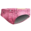 TURBO Men's Jean Short Water Polo Brief
