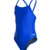 Speedo PowerFLEX Eco Solid Flyback Youth Swimsuit