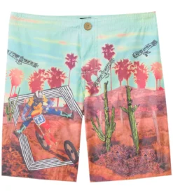 Boys' Cactus Head Rider Boardshort (Toddler, Little Kid)