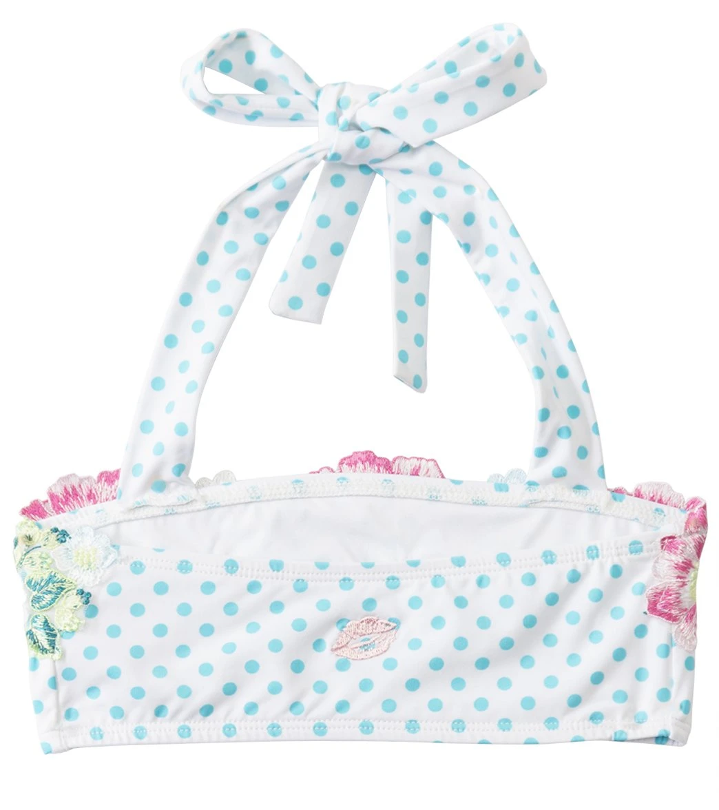 Girls' Garden Party Polka Dot Halter Top (7yrs-14yrs) 2 Girls' Garden Party Polka Dot Halter Top (7yrs-14yrs) - Image 2