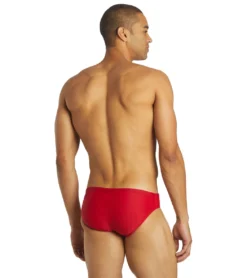Solid Swim Euro Brief Swimsuit -Outlet Tide Wisp Store 5672584937640 red 4a