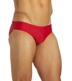 Solid Swim Euro Brief Swimsuit -Outlet Tide Wisp Store 5672584937640 red 6a