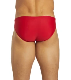 Solid Swim Euro Brief Swimsuit -Outlet Tide Wisp Store 5672584937640 red 7a
