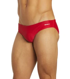Solid Swim Euro Brief Swimsuit -Outlet Tide Wisp Store 5672584937640 red 8a