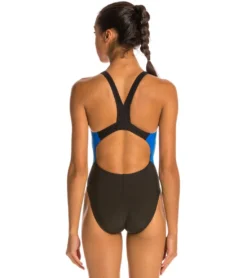Reactor Splice Competition Back One Piece Swimsuit -Outlet Tide Wisp Store 5672674853032 blackblue 3a
