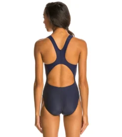 Solid V2 Back Lycra One Piece Swimsuit -Outlet Tide Wisp Store 5672690385064 navy 3a