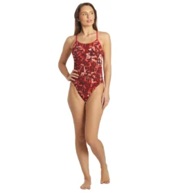 Nike Women's HydraStrong Fire Cut Out One Piece Swimsuit -Outlet Tide Wisp Store 5677666664616 universityred 4a