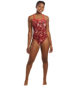 Nike Women's HydraStrong Fire Racerback One Piece Swimsuit -Outlet Tide Wisp Store 5677669187752 universityred 4a