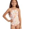 Billabong Girls' Little Bit Of Sunshine One Piece Swimwear