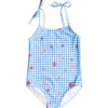 Roxy Girls' Vichy Paradise One Piece Swimsuit