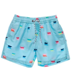 Boys' Maritime Fliers Volley Swim Trunk (Toddler, Little Kid, Big Kid)