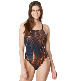 Speedo Women's Solar Boom Flyback One Piece Swimsuit