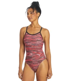 Drift Thin Strap One Piece Swimsuit -Outlet Tide Wisp Store 6942387339432 red 4a