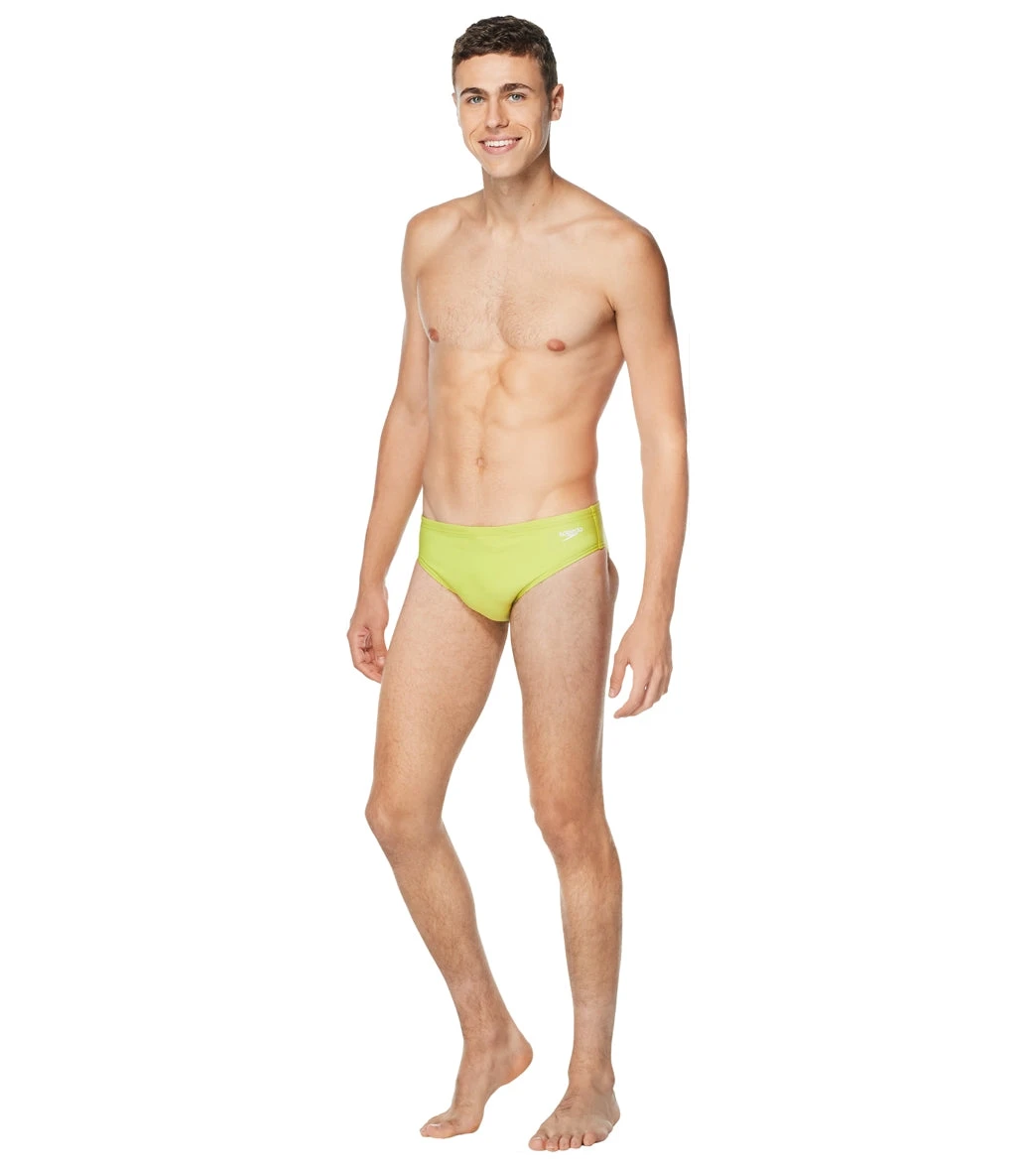 Speedo Vibe Men's Solid One Brief Swimsuit 3 Speedo Vibe Men's Solid One Brief Swimsuit - Image 3