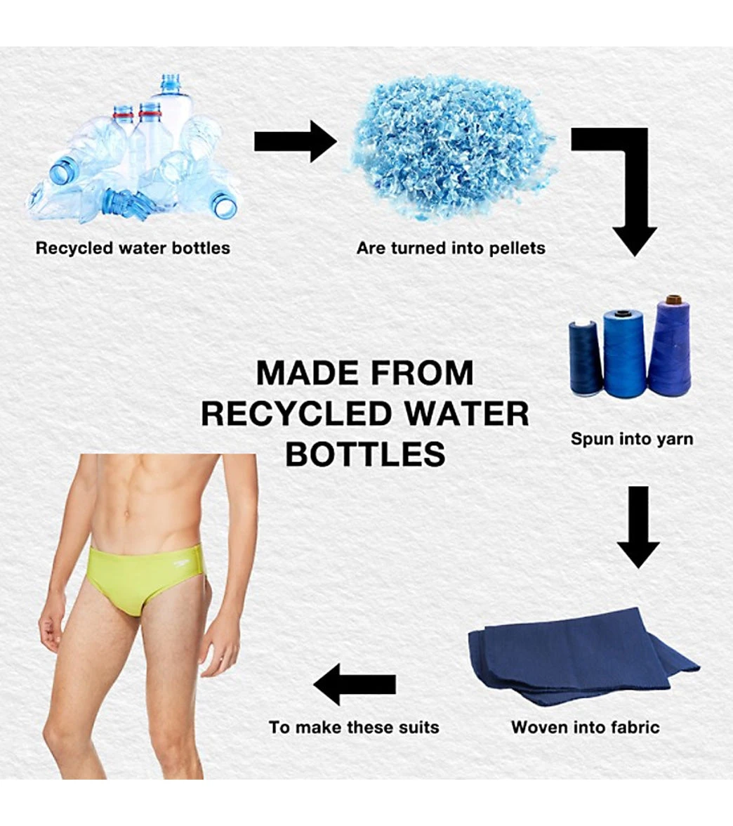 Speedo Vibe Men's Solid One Brief Swimsuit 4 Speedo Vibe Men's Solid One Brief Swimsuit - Image 4