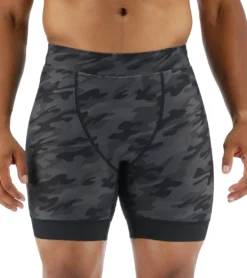 TYR Men's Blackout Camo Jammer Swimsuit -Outlet Tide Wisp Store 7006005199016 black 4a