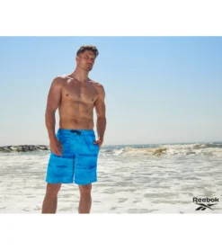 Reebok Men's Cannonball Splash 9" Swim Trunks 11 Reebok Men's Cannonball Splash 9" Swim Trunks -Outlet Tide Wisp Store 7167533285544 blue 6a