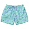 Boys' Minty Shark Volley Board Short (Toddler, Little Kid, Big Kid)