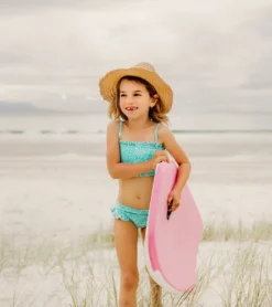 Girls' Spearmint Spot Frilled Bandeau Bikini Set (Toddler, Little Kid, Big Kid) -Outlet Tide Wisp Store 7217018667176 mint 3a