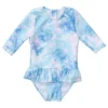 Girls' Sky Dye 3/4 Sleeve Surf Suit (Baby, Toddler)