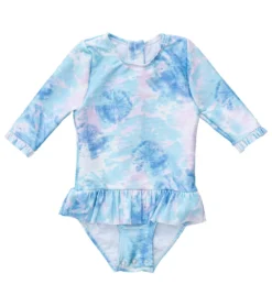 Girls' Sky Dye 3/4 Sleeve Surf Suit (Baby, Toddler)