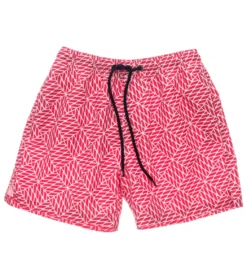 Boys' Nautical Knots Red Volley Board Short (Toddler, Little Kid, Big Kid)