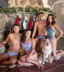 Granny Sweater Gingerbread Mermaid Brief Swimsuit -Outlet Tide Wisp Store 7362714140840 multi 3a