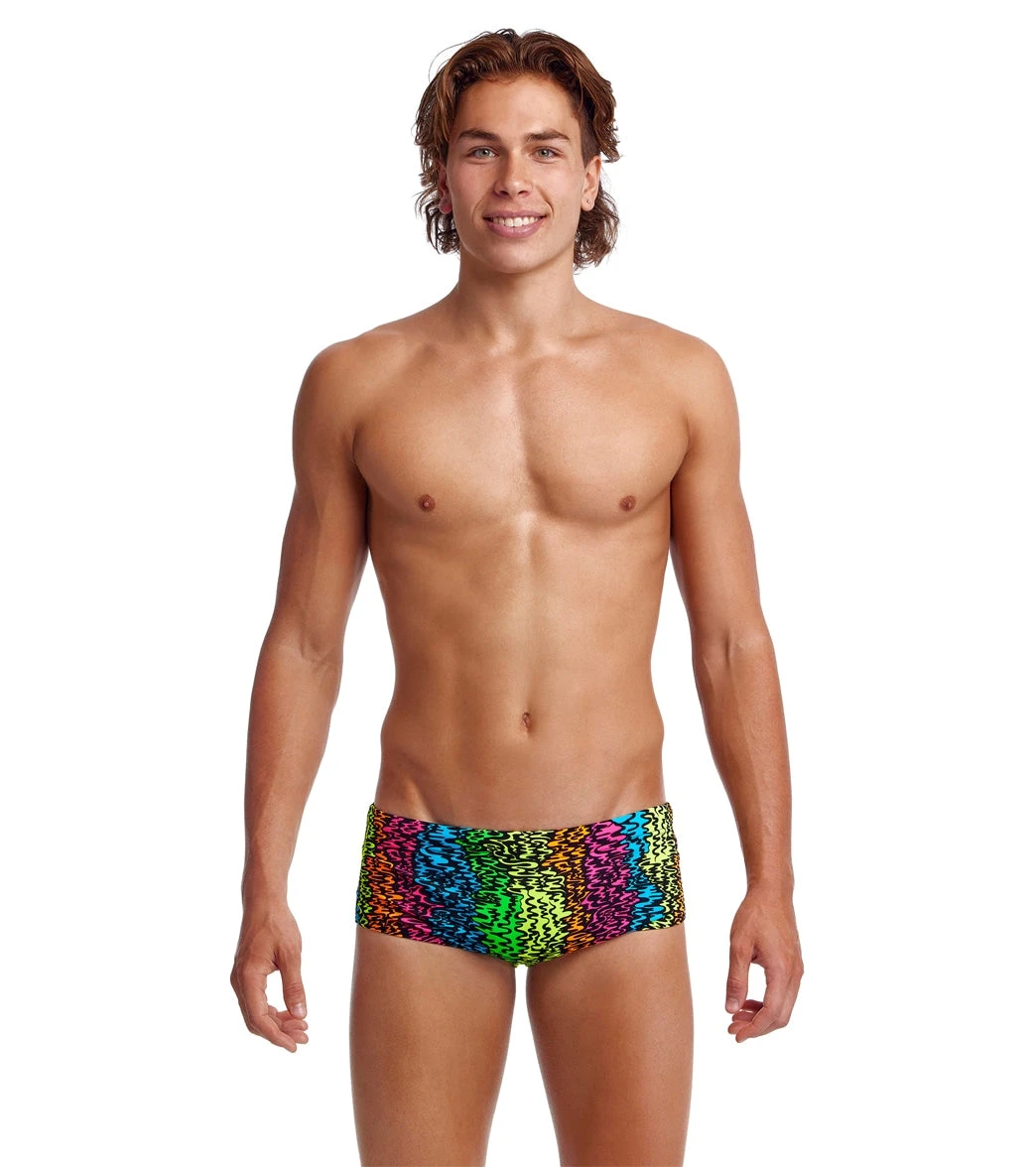 Funky Trunks Men's Sunset West Sidewinder Square Leg Swimsuit 1 Funky Trunks Men's Sunset West Sidewinder Square Leg Swimsuit