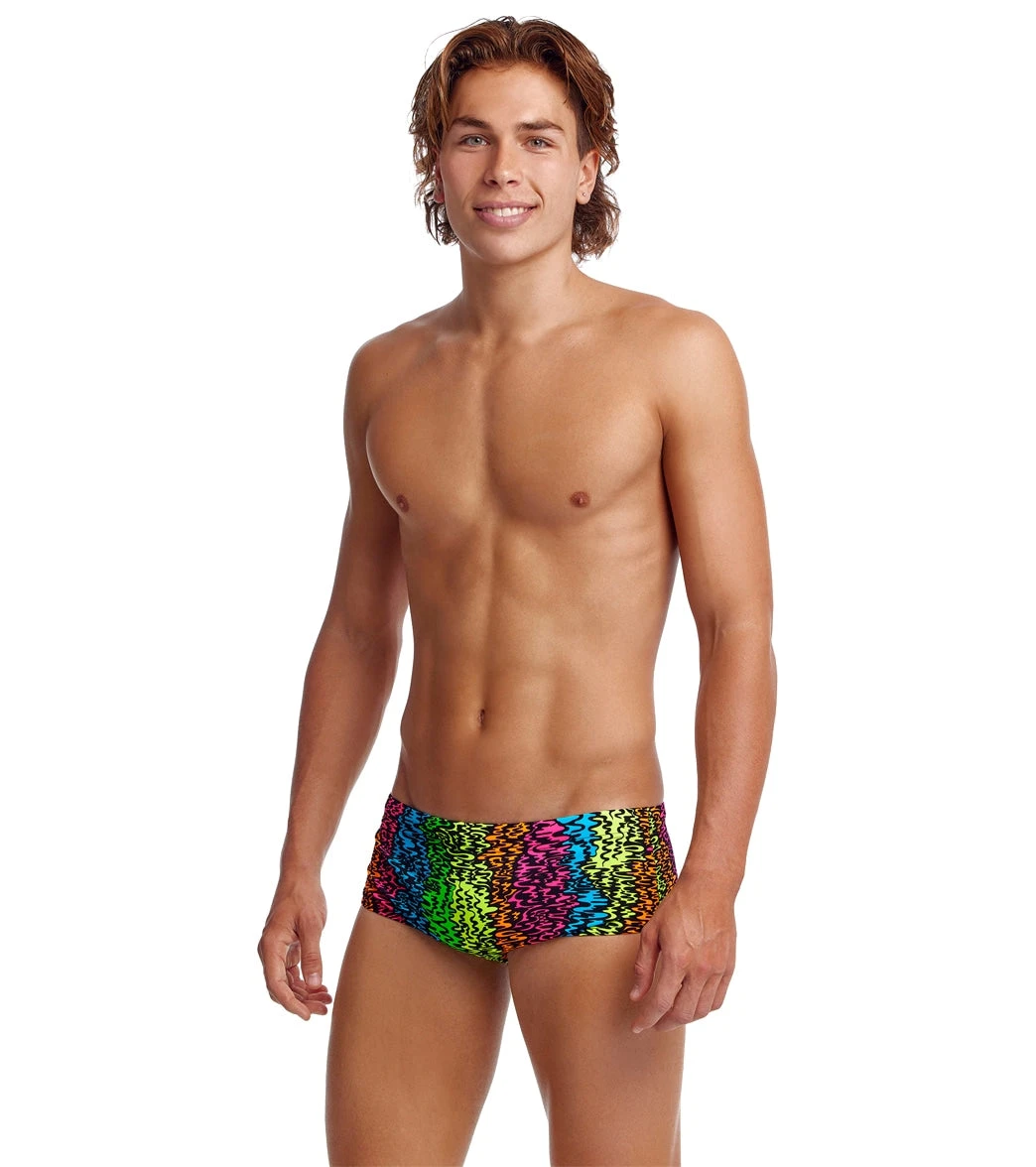 Funky Trunks Men's Sunset West Sidewinder Square Leg Swimsuit 2 Funky Trunks Men's Sunset West Sidewinder Square Leg Swimsuit - Image 2