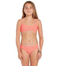 Volcom Girls' Simply Mesh Two Piece Bikini Set (Big Kid)
