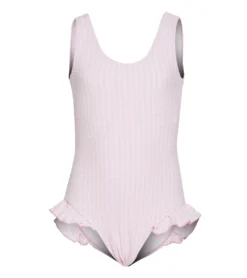 Girls' Pink Gingham Seersucker Delaney UPF 50+ One Piece Swimsuit (Baby, Toddler, Little Kid)