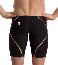 Speedo Men's Fastskin LZR Pure Intent Backstroke Edition Jammer Tech Suit Swimsuit -Outlet Tide Wisp Store 7456070041768 blackrosegold 3a