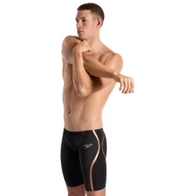 Speedo Men's Fastskin LZR Pure Intent Backstroke Edition Jammer Tech Suit Swimsuit -Outlet Tide Wisp Store 7456070041768 blackrosegold 4a