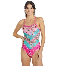 Sporti X Emma Weyant Patchwork Micro Back One Piece Swimsuit -Outlet Tide Wisp Store 7474625839272 patchwork 6a