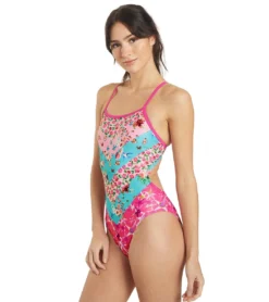 Sporti X Emma Weyant Patchwork Micro Back One Piece Swimsuit -Outlet Tide Wisp Store 7474625839272 patchwork 9a