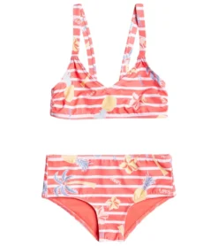 Roxy Girls' Little Pineapple Two Piece Bikini Set (Toddler, Little Kid)