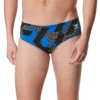 Speedo Men's Ruse Blocks Brief Swimsuit