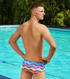 Funky Trunks Men's Rocky Wave Sidewinder Square Leg Swimsuit 13 Funky Trunks Men's Rocky Wave Sidewinder Square Leg Swimsuit -Outlet Tide Wisp Store 7517441196200 rockywave 7a