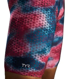 TYR Men's Starhex Jammer Swimsuit 19 TYR Men's Starhex Jammer Swimsuit -Outlet Tide Wisp Store 7539490259112 redmulti 10a