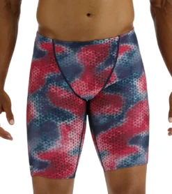 TYR Men's Starhex Jammer Swimsuit 12 TYR Men's Starhex Jammer Swimsuit -Outlet Tide Wisp Store 7539490259112 redmulti 3a