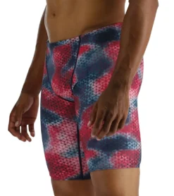 TYR Men's Starhex Jammer Swimsuit 13 TYR Men's Starhex Jammer Swimsuit -Outlet Tide Wisp Store 7539490259112 redmulti 4a