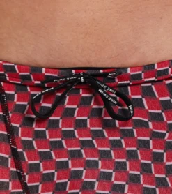 Nike Men's Drippy Check Jammer Swimsuit -Outlet Tide Wisp Store 7547167637672 universityred 6a