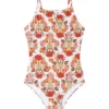 Seafolly Girls' Papillon Reversible One Piece Swimsuit (Big Kid)