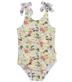 Seafolly Girls' Coast To Coast Reversible One Piece Swimsuit (Baby, Toddler, Little Kid)