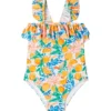 Seafolly Girls' Sienna One Piece Swimsuit (Baby, Toddler, Little Kid)